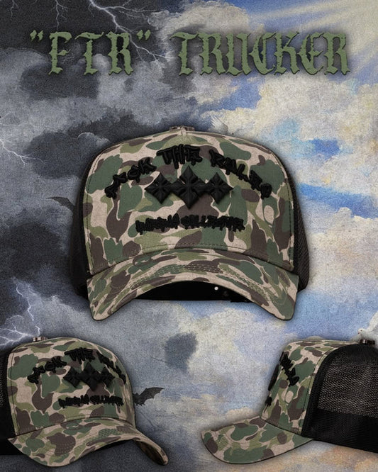 BARBAS HATS GOOD & EVIL “FTR TRUCKER”